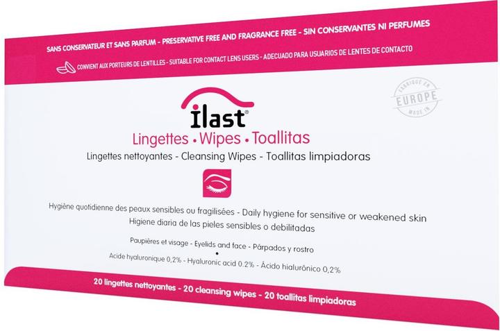 Image du produit ILast lingettes nettoyantes coton (Lingettes nettoyantes pour le visage, 20 ml)