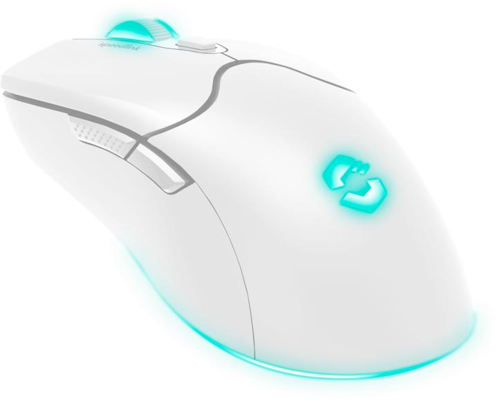 Actual product image Speedlink VELOX Rechargeable RGB Gaming Mouse - Wireless, white (Cable, Wireless)