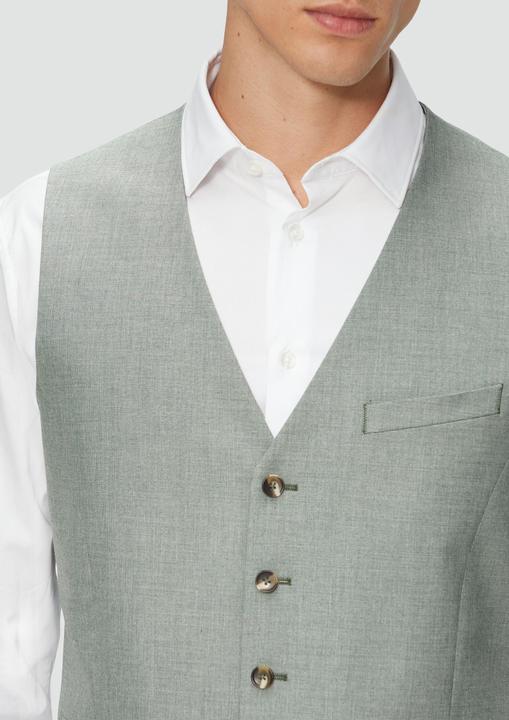 Produktbild S.Oliver Indoor-Weste s.O Pure: Anzug-Weste mit feiner Webstruktur (54)