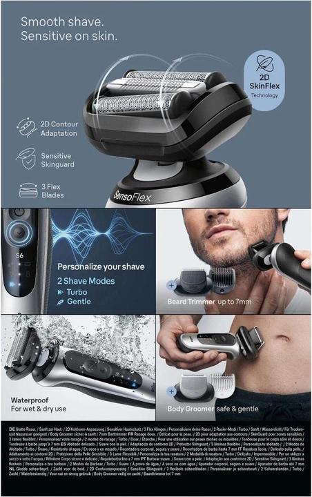 Image du produit Braun Rasierer Series 6 62-S7650cc (62-S7650cc)