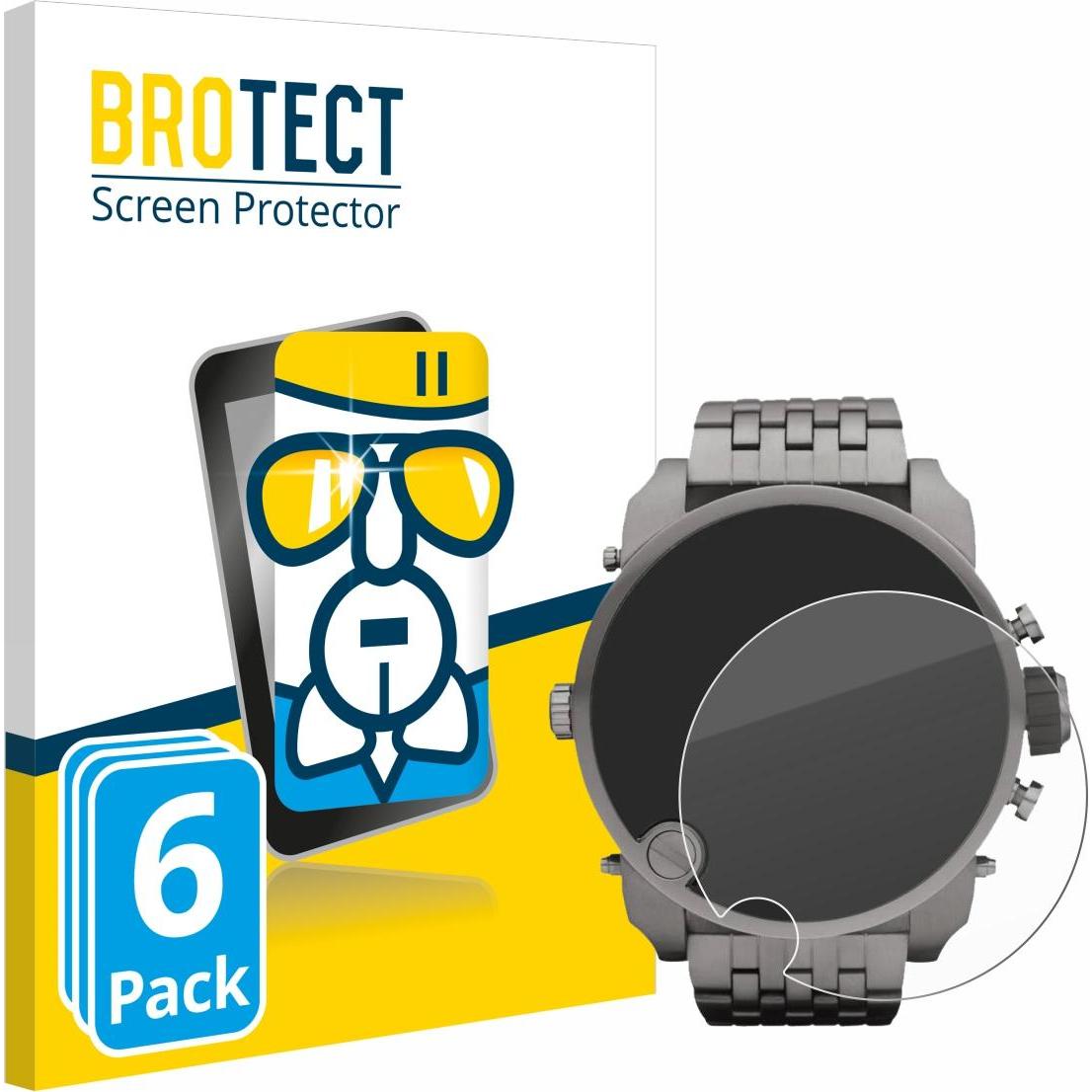 BROTECT Schutzglas Schutzfolie Displayschutz Display Schutz Glas Folie klar, Smartwatch Schutzfolie, Transparent