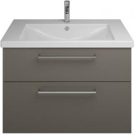 burgbad, Badmöbelset, Eqio Keramik-Waschtisch inklusive Waschtischunterschran, Breite 930 mm