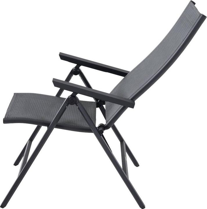 Produktbild Siena Garden Tauro Kl-Sessel, matt anthrazit Alu, Textilbezug royal-grey