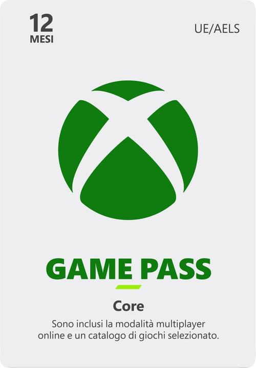 Actual product image Microsoft Xbox Game Pass Core 12 Monate Download Code (12 Months)
