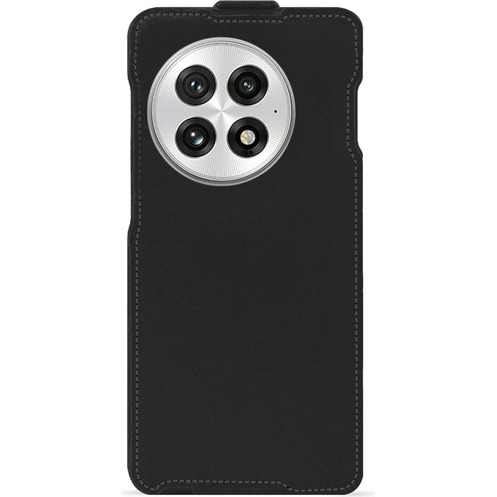 Noreve Lederschutzhülle vertikal (OnePlus 13), Smartphone Hülle, Grün