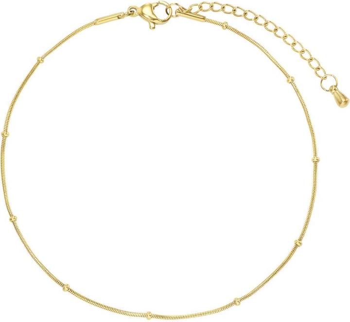 Immagine prodotto Bijouteria Catena piede (Acciaio inossidabile, Rivestimento PVD (color oro), 27 cm)