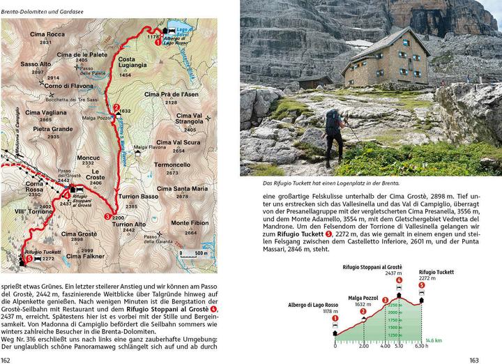 Valori nutrizionali e ingredienti Alpenüberquerung Bodensee – Gardasee (Tedesco, Bettina Foresta, 2022)