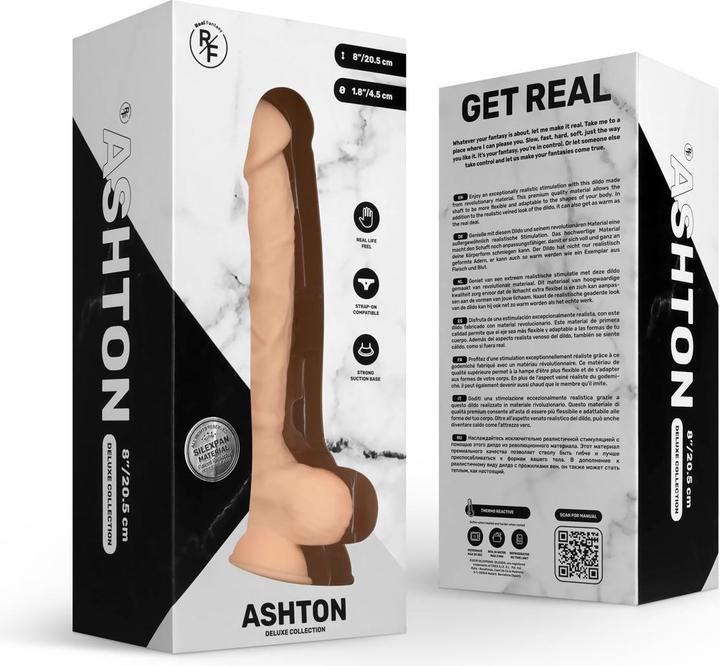 Immagine prodotto Real Fantasy Ashton Realistic Dildo - 21 cm