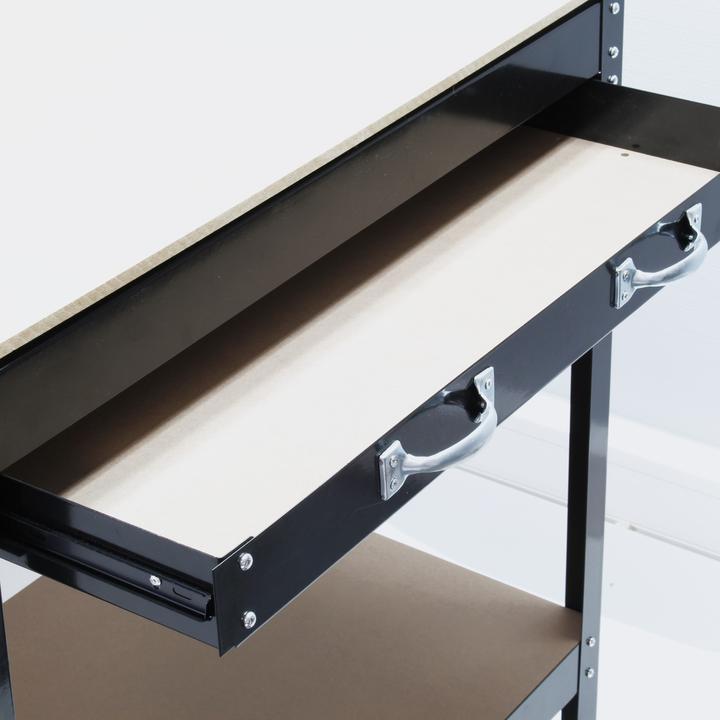 Image du produit Wiltec Établi 800x500x1400mm avec paroi perforée Établi d'outillage Établi de travail (140 cm, 50 cm)