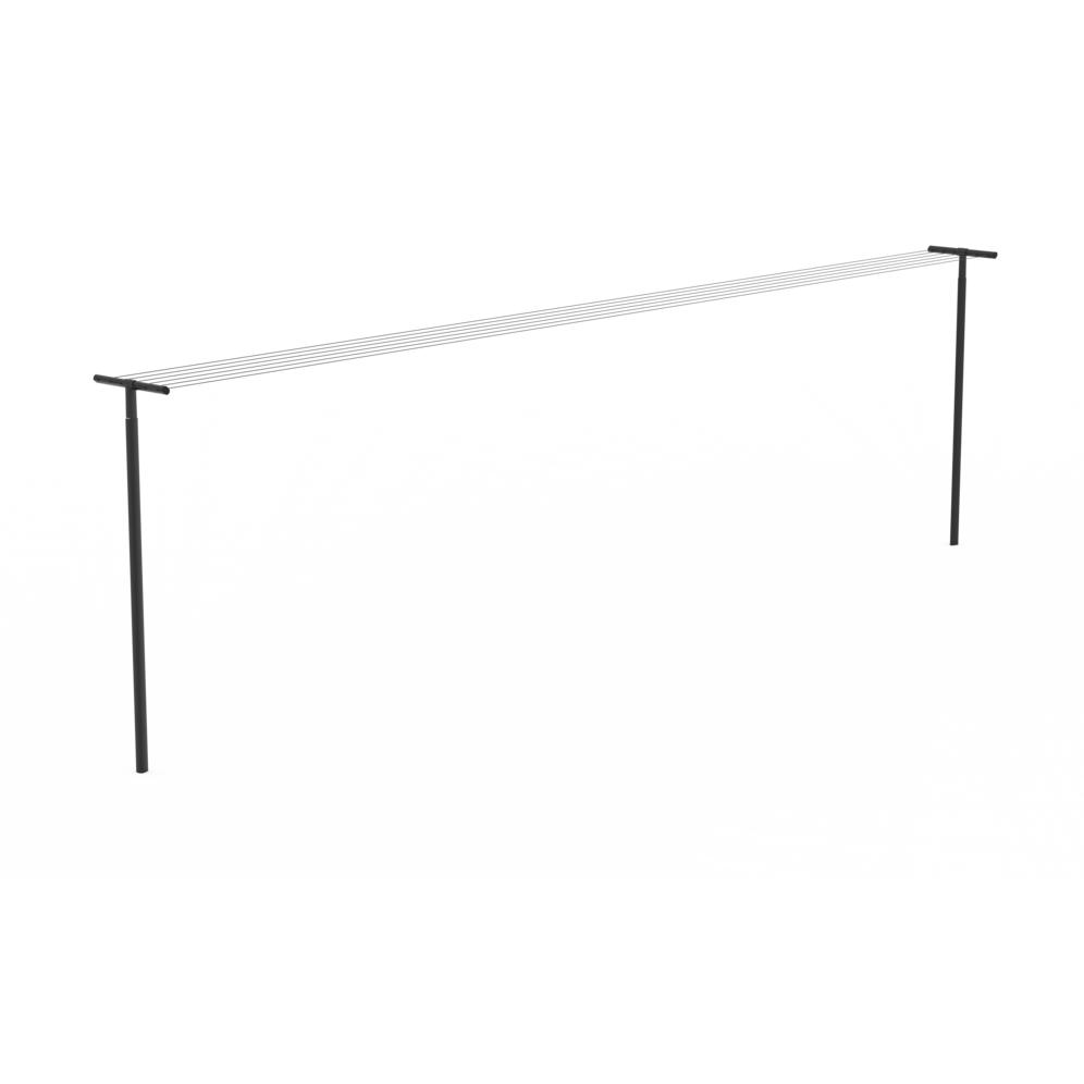 Brabantia Corda per il Bucato, Stendibiancheria, Nero