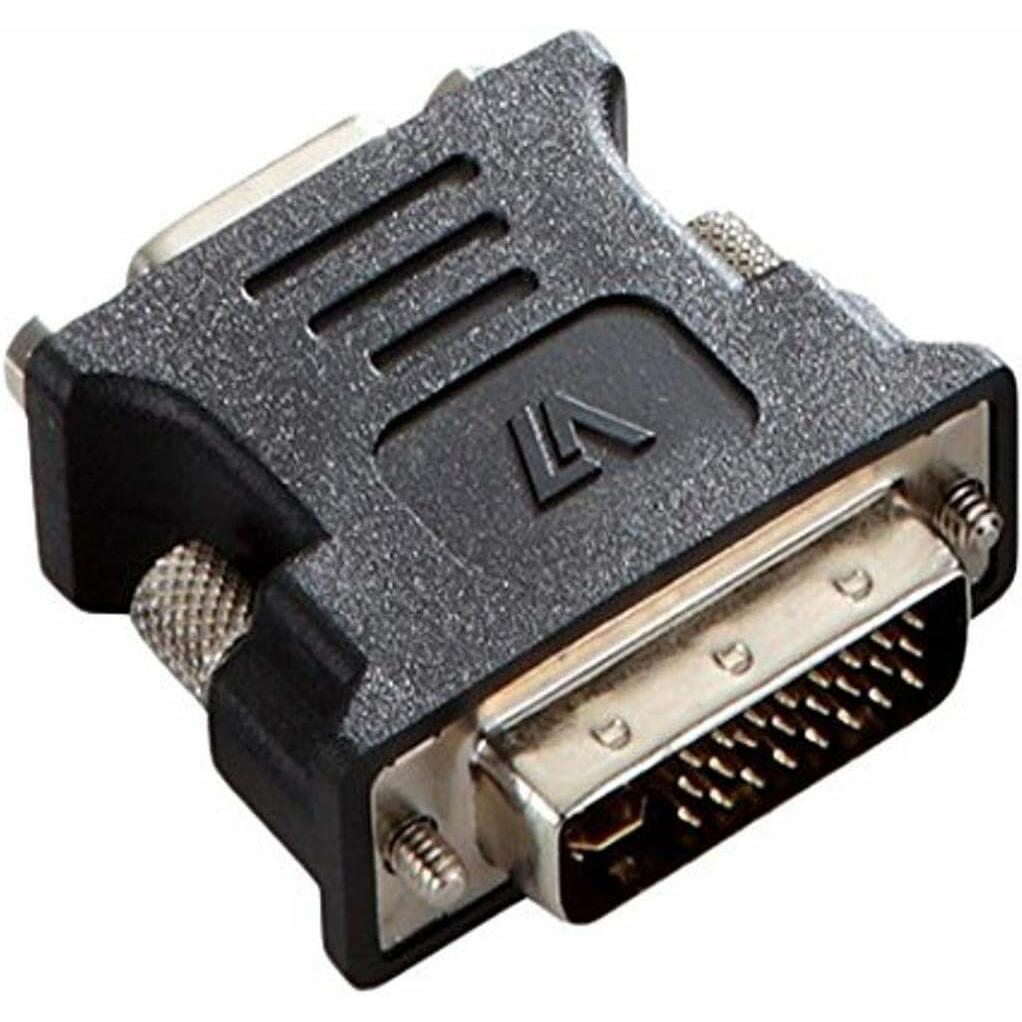 V7 Adattatore Dvi-I A VGA Nero (VGA, 2.10 cm), Adattatore dati + video, Nero