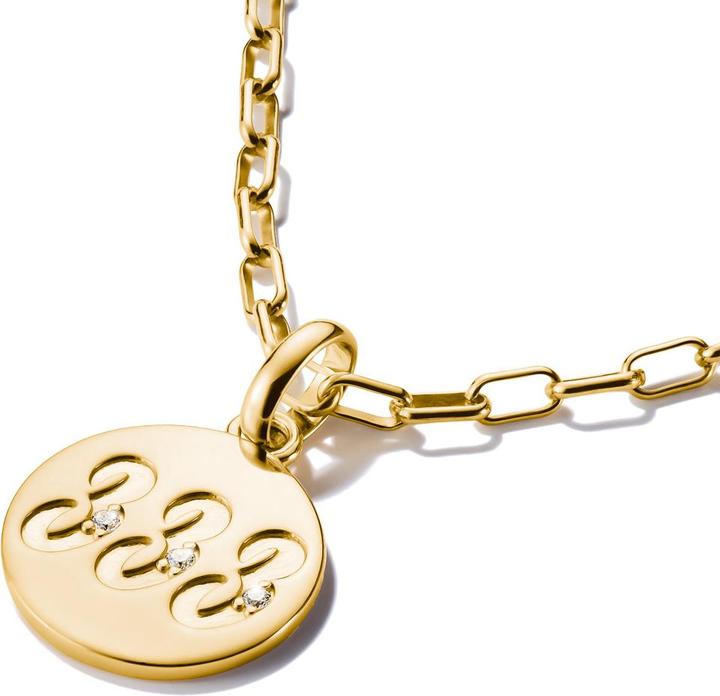 Image du produit Thomas Sabo Charm-Anhänger Engelzahl 333 mit Steinen Connect vergoldet (Argent 925)