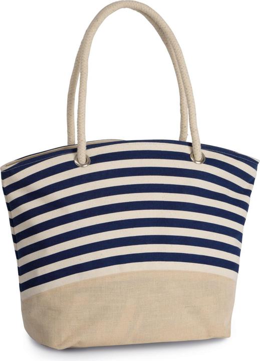 Kimood Tote bag Marinestil Jutegewebe