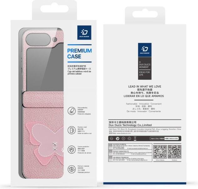 Produktbild Dux Ducis Back panel cover case LUVY for SAMSUNG Z FLIP 7 FE/W25 FLIP/ Z FLIP 6 pink (Samsung Galaxy Z Flip6, Samsung Galaxy Z Flip7, Samsung Galaxy Z Flip7 FE)
