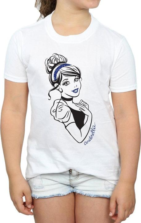Produktbild Disney Princess Cinderella Glitter TShirt Mädchen (128)