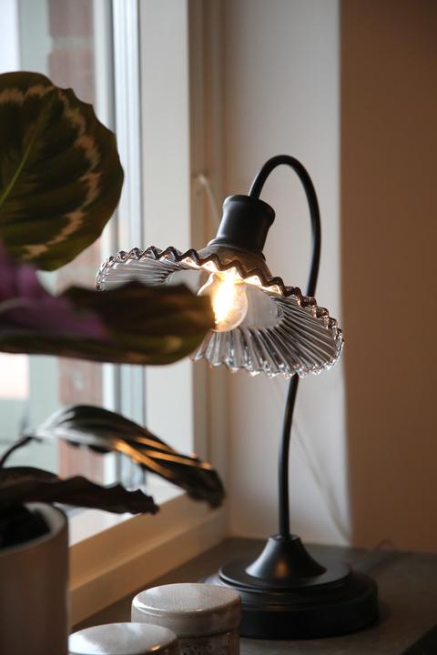 Actual product image Markslöjd NOVIA Table 1L Smoke/Black (E27)
