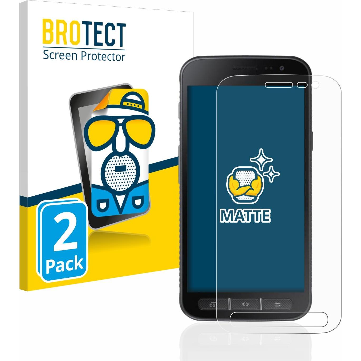 BROTECT Entspiegelungs-Schutzfolie Displayschutz Matt (2 Stück, Samsung Galaxy S21), Smartphone Schutzfolie, Grau