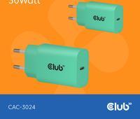 Image du produit Club 3D Club3D Lifestyle Ladegerät USB-C 30Watt, 2Stk grün retail (30 W)