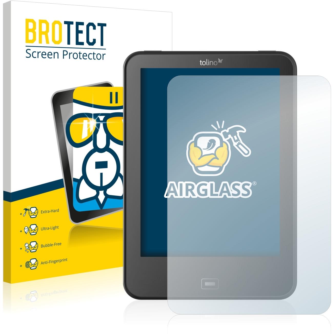 BROTECT AirGlass Panzerglasfolie (vision 4 HD), eReader Zubehör, Transparent