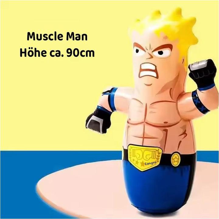 Produktbild The Toy Company Aufblasbarer Spielzeug Boxsack für Kinder, Muscle Man