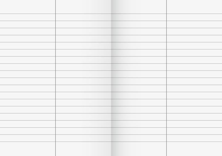 Immagine prodotto Brunnen Libretto di vocabolario A6 32 fogli righello 53 (A6, Righe)