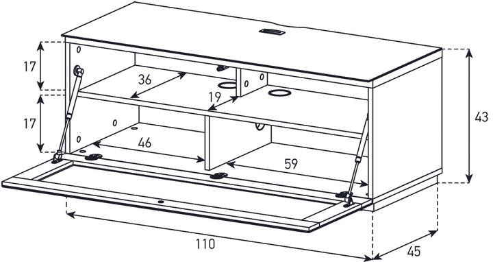 Produktbild Sonorous Sta110i (110 x 45 x 44 cm)