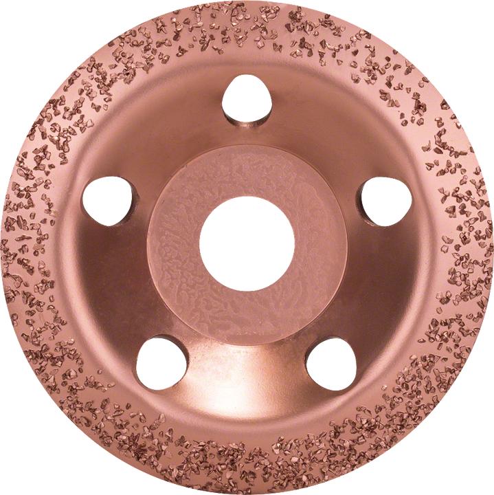 Produktbild Bosch Professional Zubehör Carbide-Schleifköpfe, 115 mm, Feinheitsgrad mittel, Scheibenform schräg (Mittel)