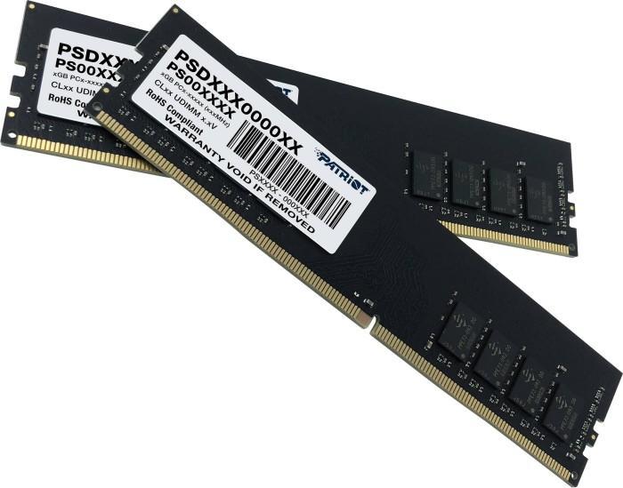Produktbild Patriot DDR4 - 16 GB -3200 - CL - 22 - Dual Kit, Signature Line (juodas, PSD416G3200K) (2 x 8GB, 3200 MHz, DDR4-RAM, DIMM)