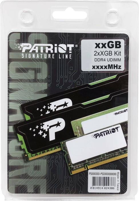 Produktbild Patriot DDR4 - 16 GB -3200 - CL - 22 - Dual Kit, Signature Line (juodas, PSD416G3200K) (2 x 8GB, 3200 MHz, DDR4-RAM, DIMM)