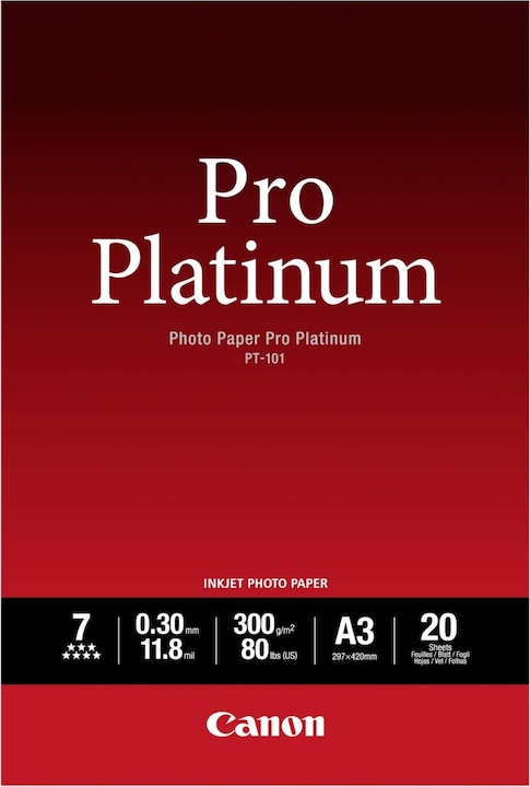 Produktbild Canon PT-101 Pro Platinum (300 g/m², A3, 20 x)