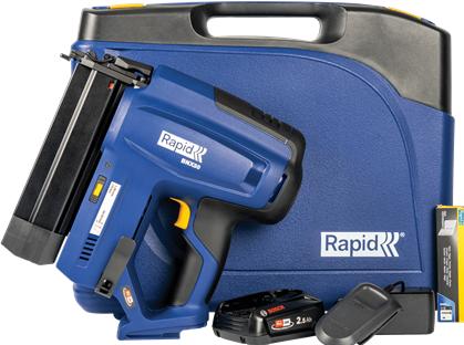 Actual product image Rapid BNX50 cordless nailer 18V P4A in case incl. battery and charger