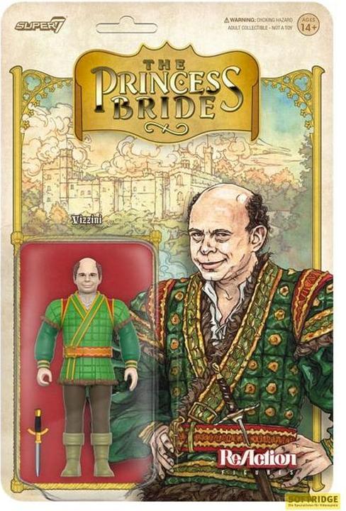Actual product image Super7 Princess Bride ReAction figurine Vizzini 10 cm