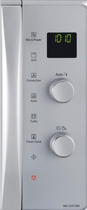 Image du produit Panasonic NN-CD575MEPG microwave Countertop Silver (27 l)