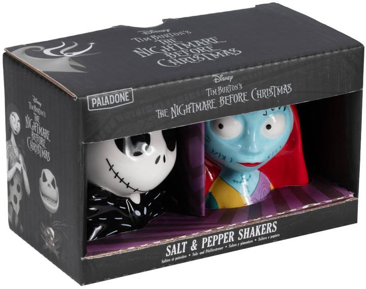 Actual product image Paladone Products Disney - L'Étrange Noël de monsieur Jack - Salière et poivrière en céramique Jack et Sally (Pepper, Salt)