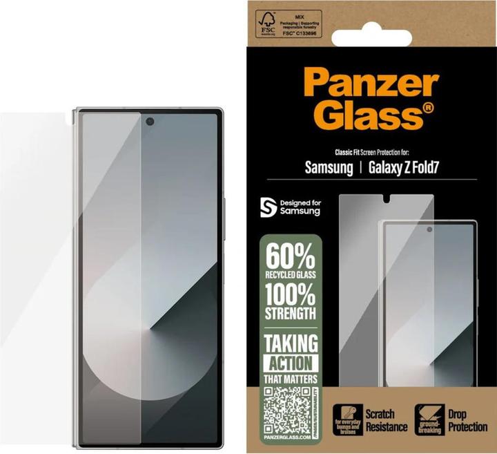 Produktbild PanzerGlass Displayschutz Classic Fit (1 Stück, Samsung Galaxy Z Fold7)