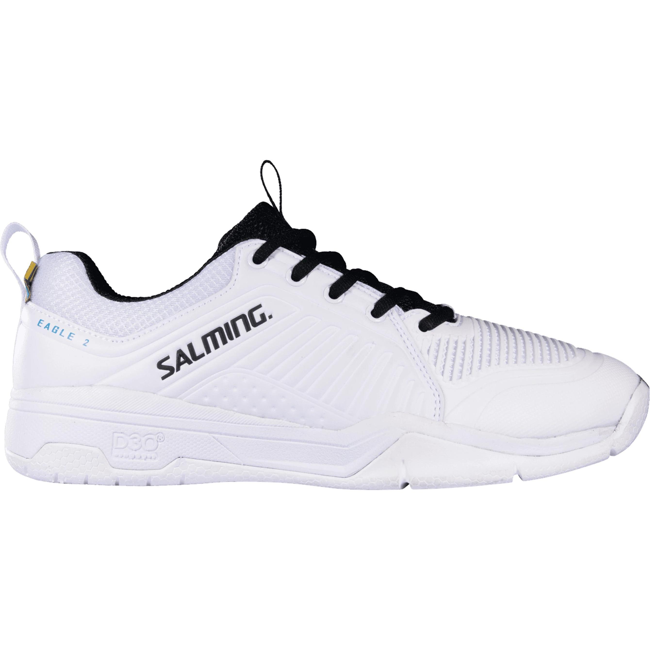 Salming, Herren, Hallenschuhe, Hallenschuh Eagle 2 Men (43 1/3), Weiss
