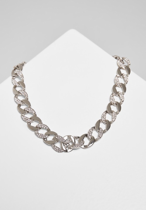 Produktbild Urban Classics Basic Diamond Necklace And Bracelet Set (100% Zink)