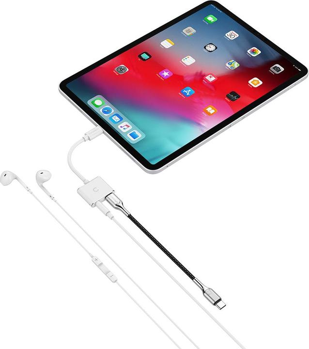 Image du produit Cygnett Adaptateur audio USB-C vers mini jack 3.5mm i USB-C Essential (blanc)