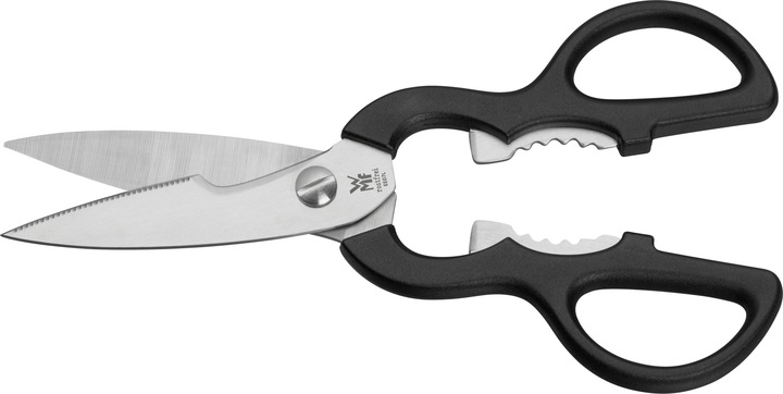 WMF Küchenschere Haushaltsschere Allzweckschere 21cm Sägeschliff Softgriff (21 cm)