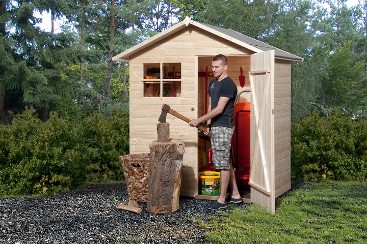 Actual product image Weka Holzbau Garden shed weka 180 x 100 cm nature