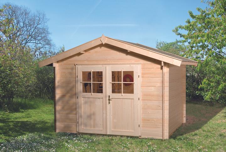 Produktbild Weka Holzbau Blockbohlenhaus mit Fussboden