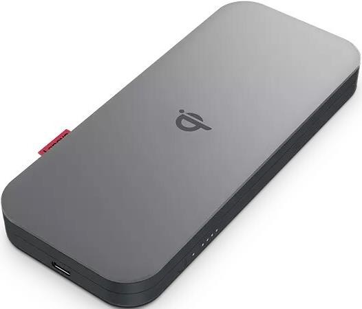 Productafbeelding Lenovo GO Wireless Power Bank 10000 mAh, Thunder Black, 258 g, 15 W (10000 mAh, 30 W, 38.50 Wh)