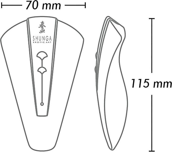 Produktbild Shunga Obi Intimate Massager Rasberry