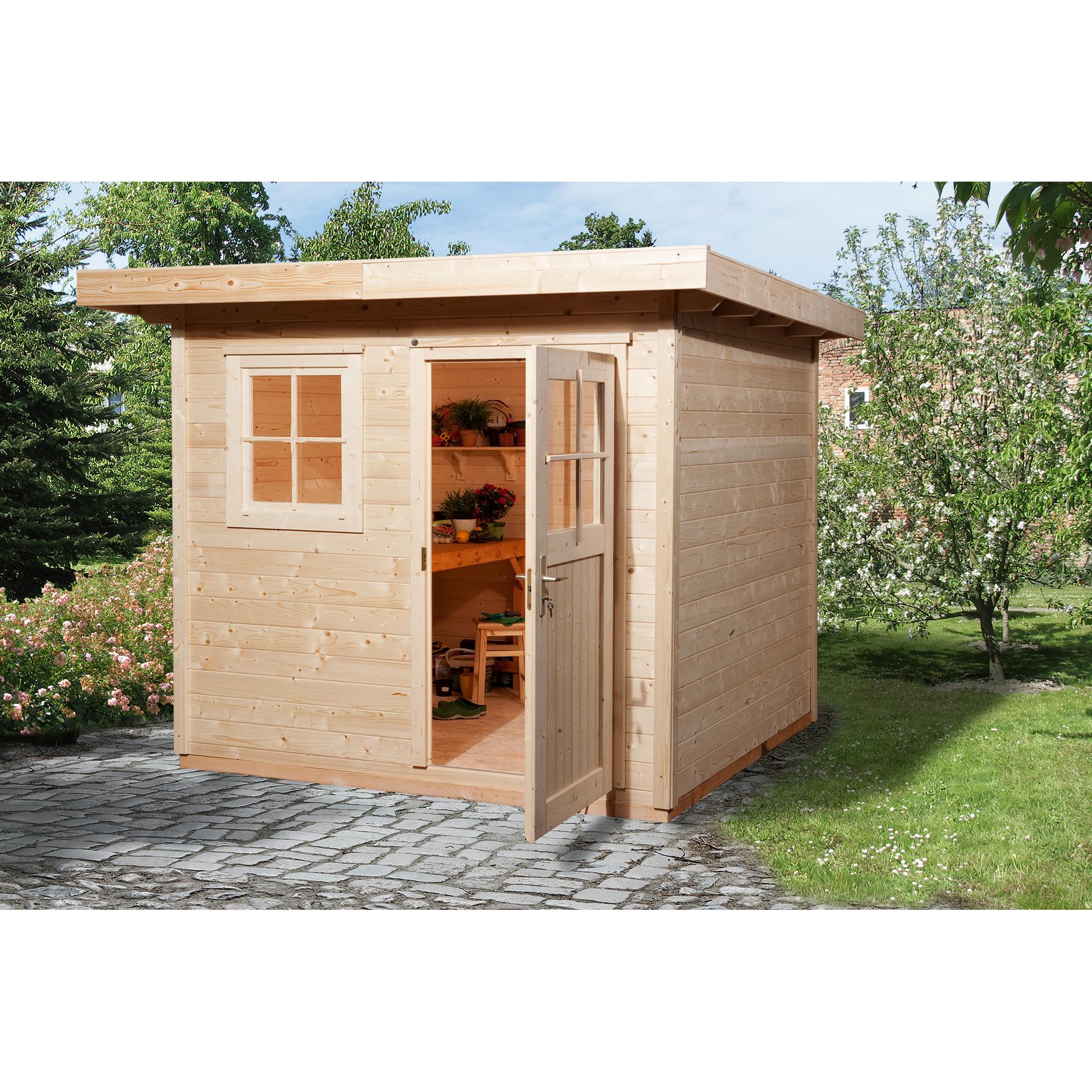 Weka Holzbau, Gartenhaus + Gartenschrank, 170 Gr.2 mit Fussboden