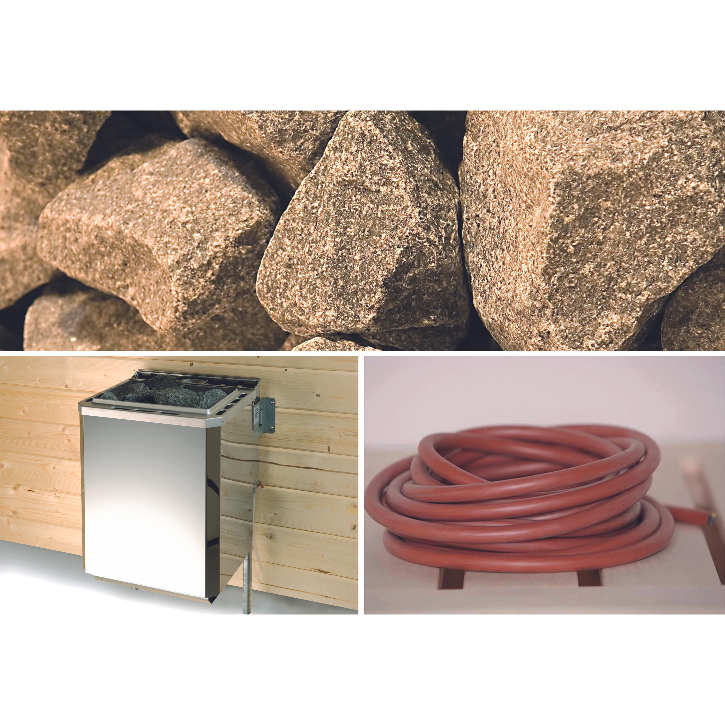 Thumbnail - Weka Holzbau, Sauna Zubehör, Saunaofenset Weka Technikpaket 2 9 kW inkl.ext.Steuerung Easy Bio und Verdammpferschale