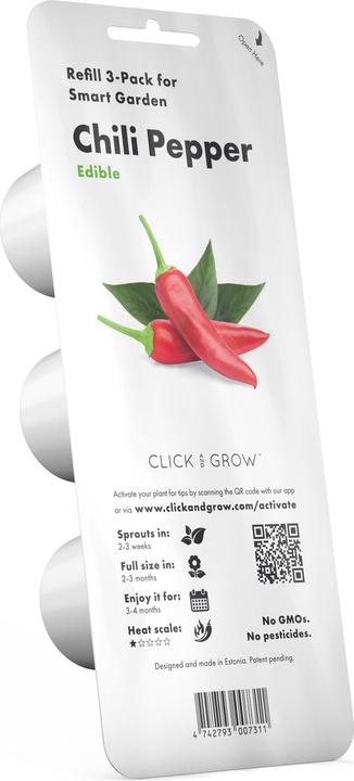 Actual product image Click and Grow Chili (Vegetable seeds)