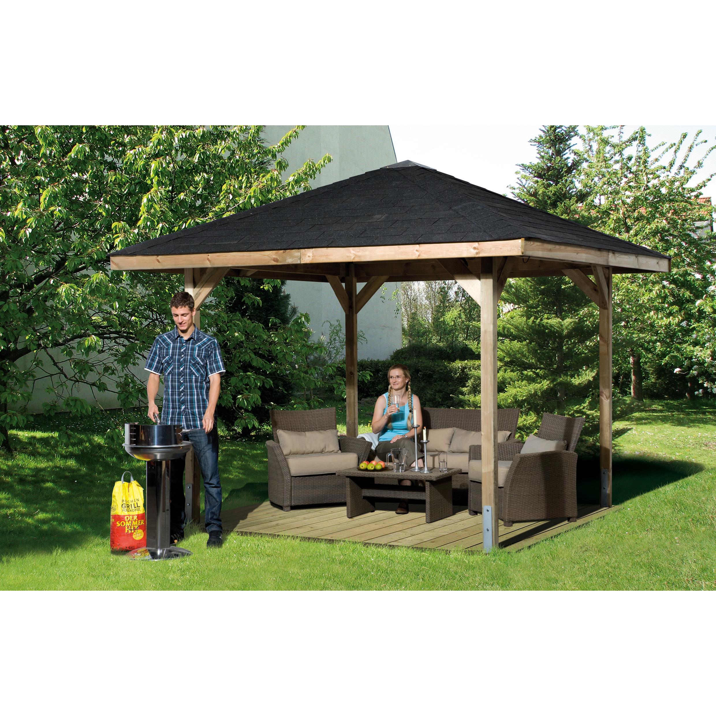 Weka Holzbau, Pavillon, Pavillon Paradies Gr. 2 (333 cm, 333 cm)