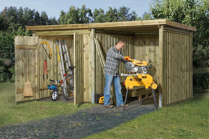 Produktbild Weka Holzbau Lagerhaus 607 Variante 2