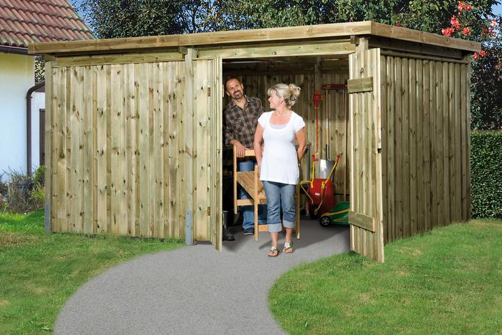 Produktbild Weka Holzbau Lagerhaus 607 Variante 4 389 x 288 cm