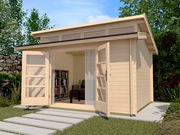 Actual product image Weka Holzbau Garden shed weka She Shed 158 Gr.1 with floor 300 x 300 cm nature